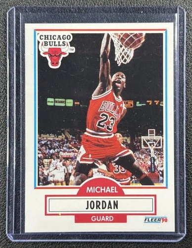 MICHAEL JORDAN 1990-91 FLEER BASKETBALL #26 BULLS
