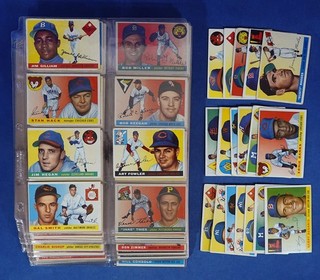 1955 TOPPS BASEBALL NEAR COMPLETE SET 203/206 C510