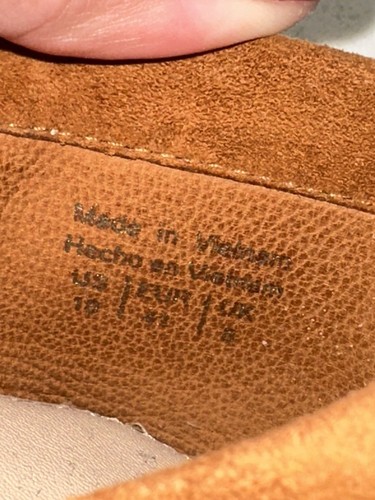Aldo Joeya Suede Loafers in Camel / Tan Size 10 - Picture 5 of 8