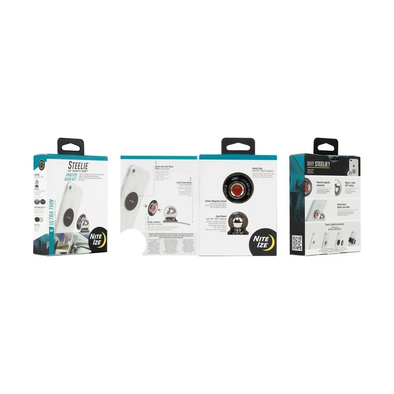 Nite Ize STODK-01-R8 Steelie® Orbiter® Dash Kit - Image 3 of 3