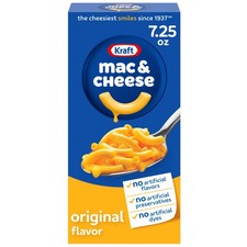 Kraft Mac and Cheese, 1 Box, for Easy Dinner or 7.25 oz Pack of 1 