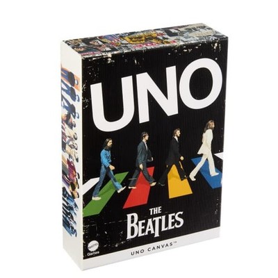 NEW Mattel The Beatles UNO CANVAS The Beatles Game 112cards Japan - US seller