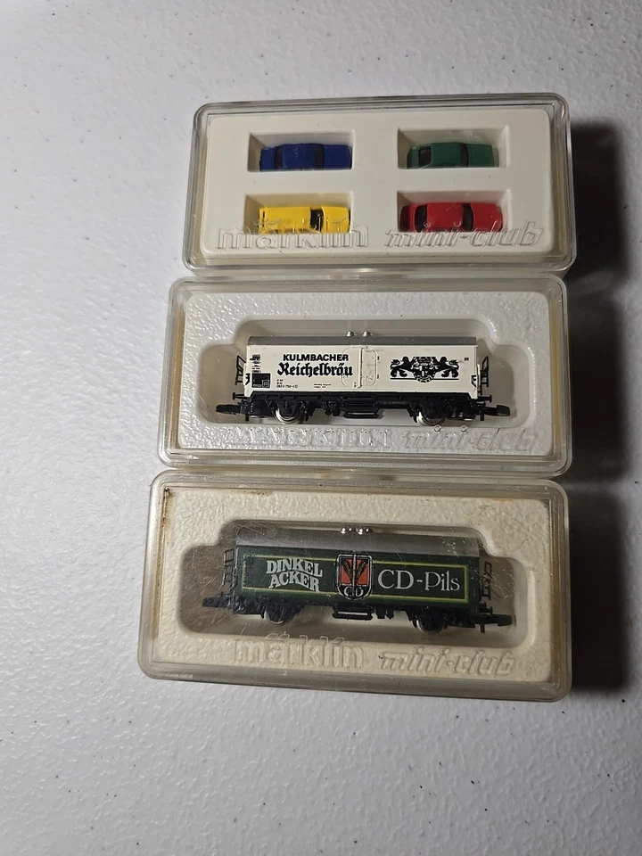 Marklin Z Scale Mini-Club 8617 Dinkel Acker 8604 Kulmbacher 8952 Vehicle Set - Image 3 of 3