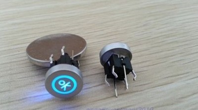 50pcs   Led Dia 10mm Cap   OK 12V   Tact Push Button Switch *cm