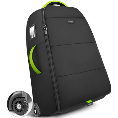 Wheeled Padded Stroller Travel Bag for Nuna Mixx Next/Triv Next - Air Travel Rea