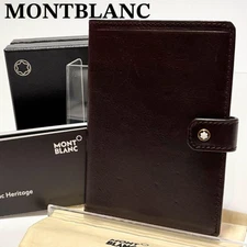 Montblanc Planner Cover, Agenda, System Planner, Logo, Check Pattern, Card Slots