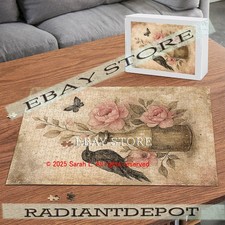 Bird floral rustic 500pc jigsaw puzzle 15X20.5 in