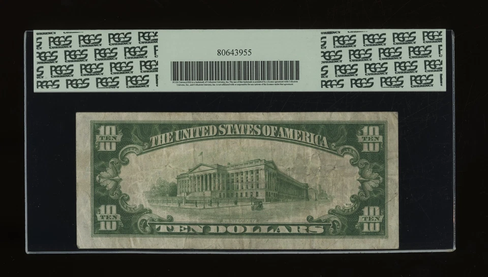 DBR 1934-A $10 FRN Cleveland Fr. 2006-D PCGS VF-20 Serial D36035451A - Image 2 of 2