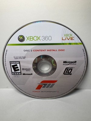 forza motorsport 3 disc 2 xbox 360 Working Disk only (untracked)