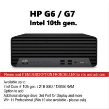 HP Pro G6 / G7 i7 10th gen
