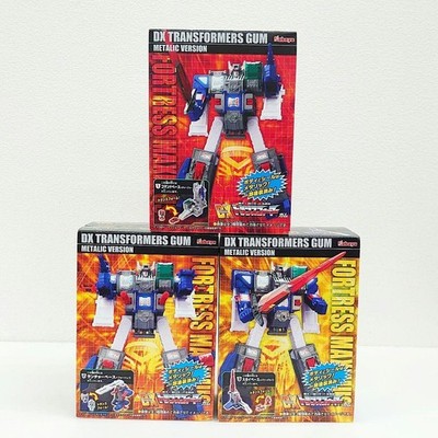 Kabaya DX Transformers Gum Fortress Maximus Metallic Ver. Komplettset 3 jp