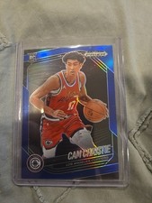 2024-25 Panini Prizm Black Cam Christie, Cam Christie #235 Blue Prizm /199 (RC)