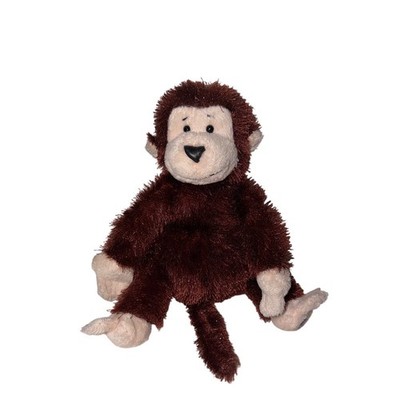 Ganz Webkinz Lil Kinz Monkey Brown Plush Stuffed Animal Toy HS006 No Code