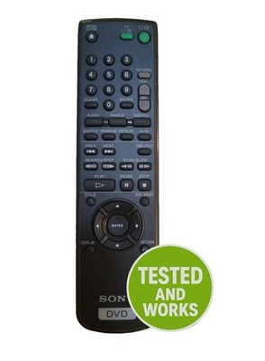Sony RMT-D116A Original OEM Replacement DVD Remote Control Tested Working