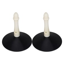2pcs Ceramic Art Suction Cup - Glaze Dipping Tool - Rubber Glazing Art Tool -