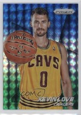 2014-15 Panini Prizm Blue & Green Mosaic Prizm Kevin Love #106 d4v