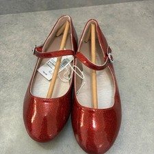 NWT The Children's Place Sparkly Red Mary Jane's Size 1