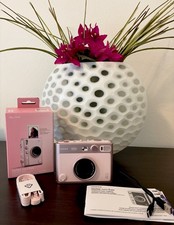 Fujifilm Instax Mini EVO Hybrid Instant Camera Gentle Rose   Excellent Condition