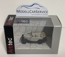 Artitec 1/87: 387.647 Opel P4 Cabriolimousine, grau, offenes Verdeck