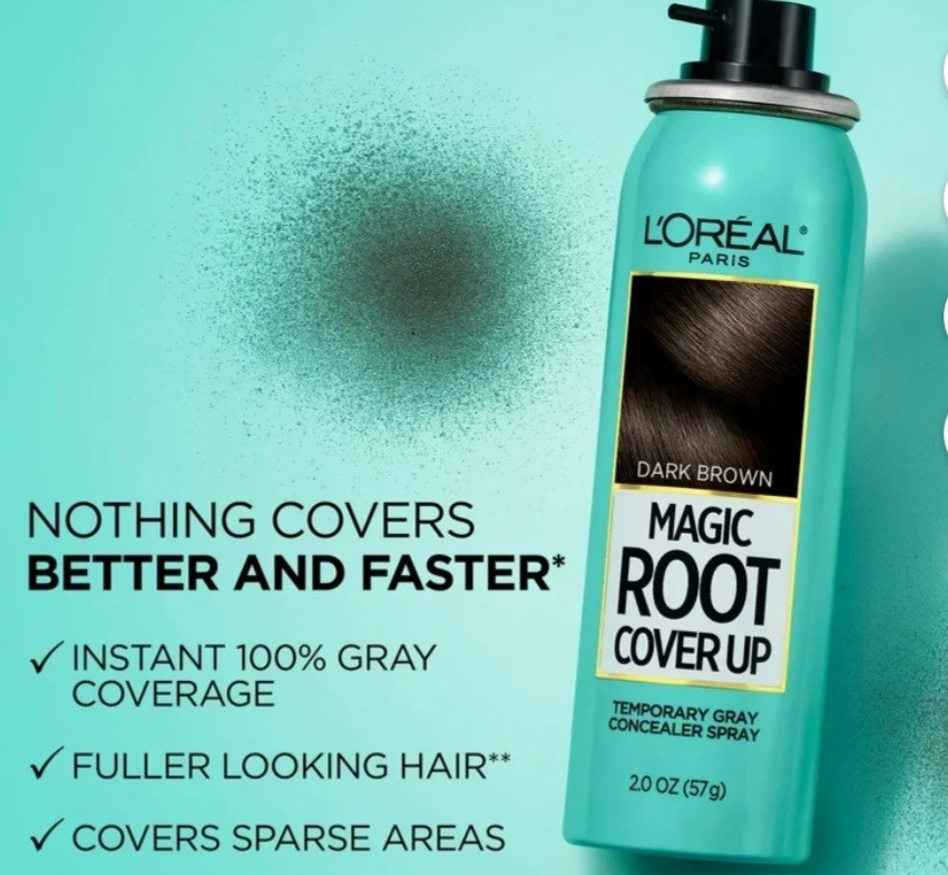 L Oreal Paris Magic Root CoverUp Concealer Spray Dark Brown 2 Ounce  (Pack of 3)