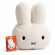 (Juego de 2) ENORME Broche Miffy Blanco Cara de Conejo Cojín para Dormir Abrazo Almohada para Cama