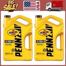 2 Pack Pennzoil Motor Oil 10W-30 Motor Oil, 5 Quart