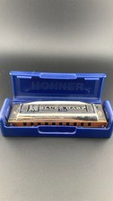 HOHNER Blues Harp Harmonica M533016 - Key of C , Chrome 532/20