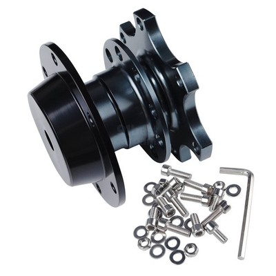 Universal Steering Wheel Quick Release Hub Adapter Snap Off Boss Kit Titanium