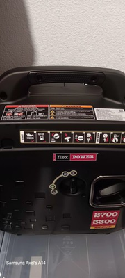 #ad #ad RVMP Flex Power Generator 2700 Rated Watts 3300 Starting Watts $400.00