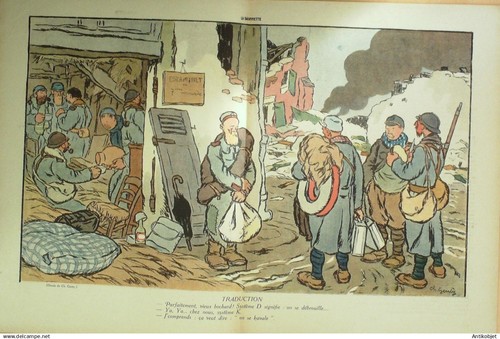 La Baionnette 1916 # 034 (systeme D) Poulbot Gus Bofa Rousseau - Picture 6 of 8