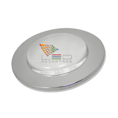 12V EMPOTRADO LUJO ESTILO CROMO P4 BARCO/YATE/CARAVANA/LUZ INTERIOR - Imagen 3 de 5