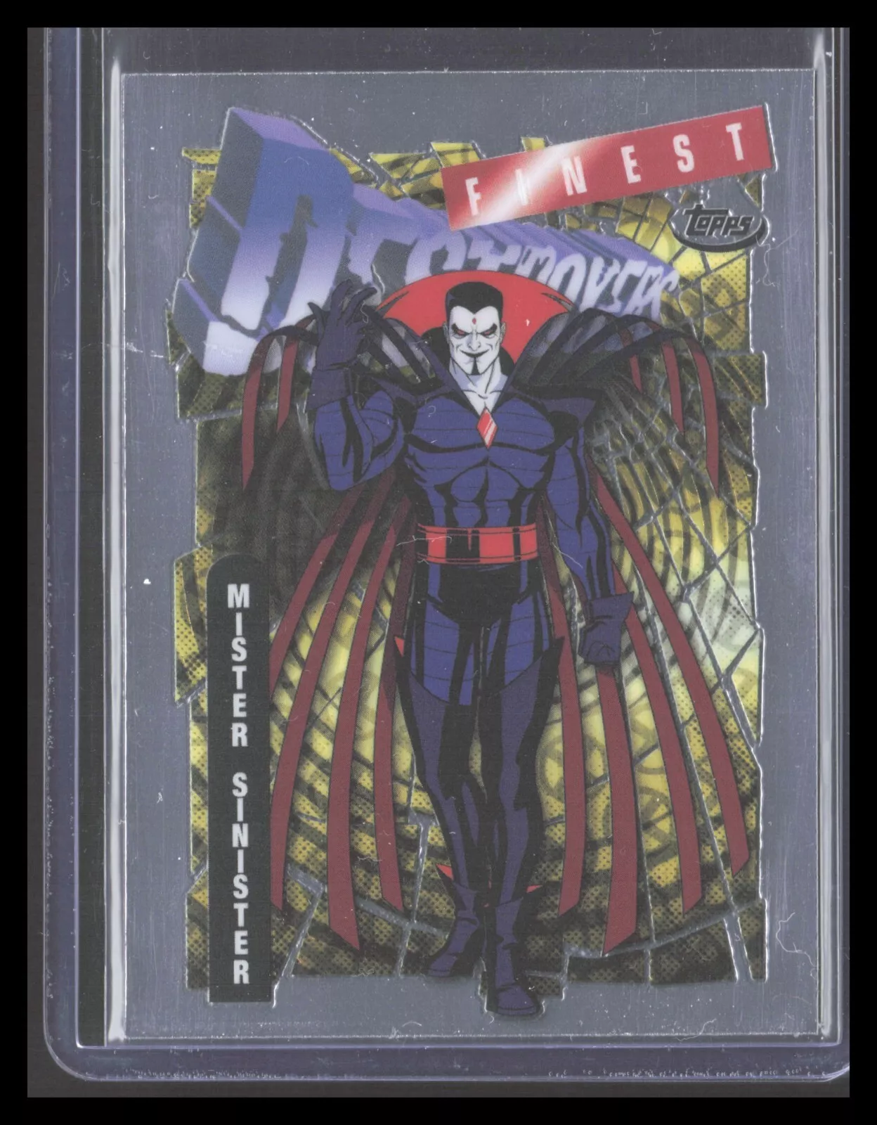 2025 Topps Finest X-Men '97 MISTER SINISTER Gold Rare Destroyers #89 Marvel WTHX