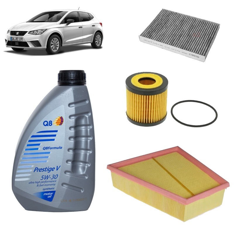 Kit Tagliando 4 Filtri Per Audi A1 1.4 TDI CUSB/CUS: Olio, Aria, Abitacolo E Gasolio