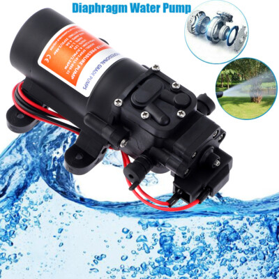 #ad 12V Fresh Water Pressure Diaphragm Pump Self Priming Pump for Caravan Boat RV $32.59