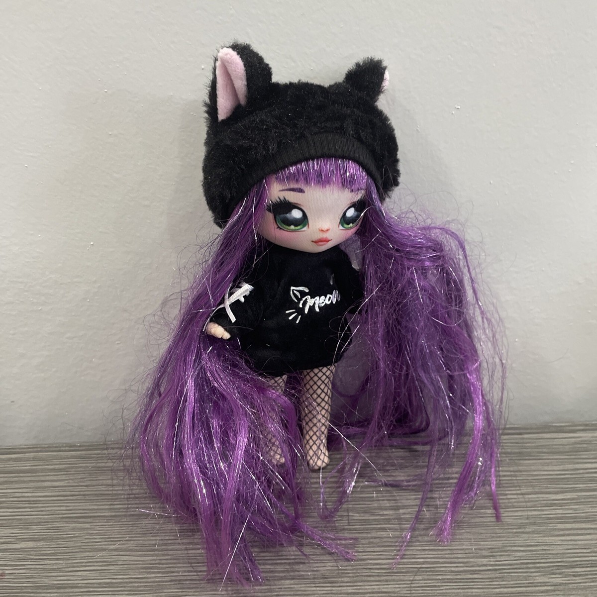 Na Na Na Surprise Doll Black Cat Tuesday Meow From in Backpack