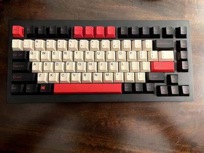 Custom Keyboard, Modded Keychron V1, 75% Hotswap Mechanical, Hand Lubed Switches