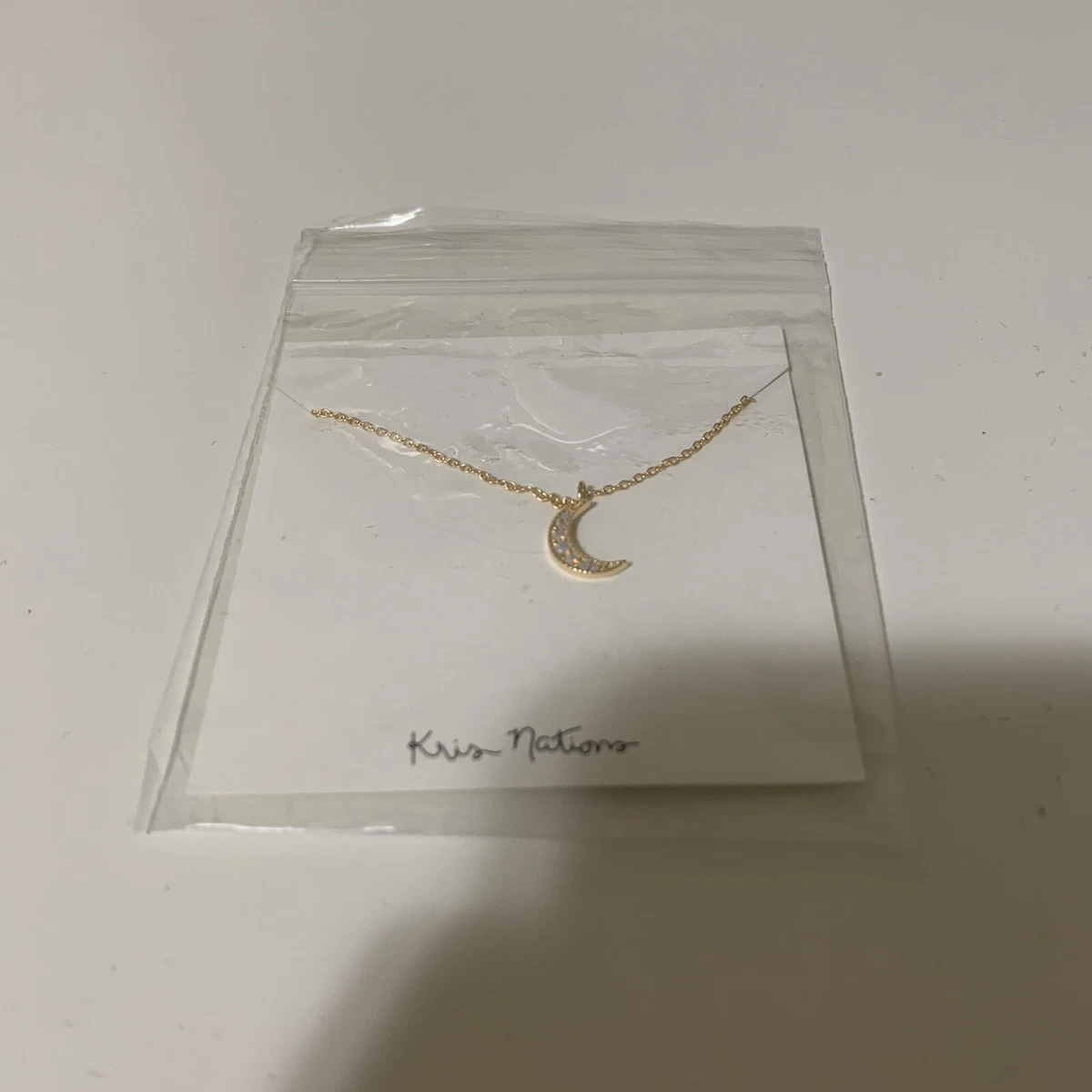 Kris nations moon necklace sale