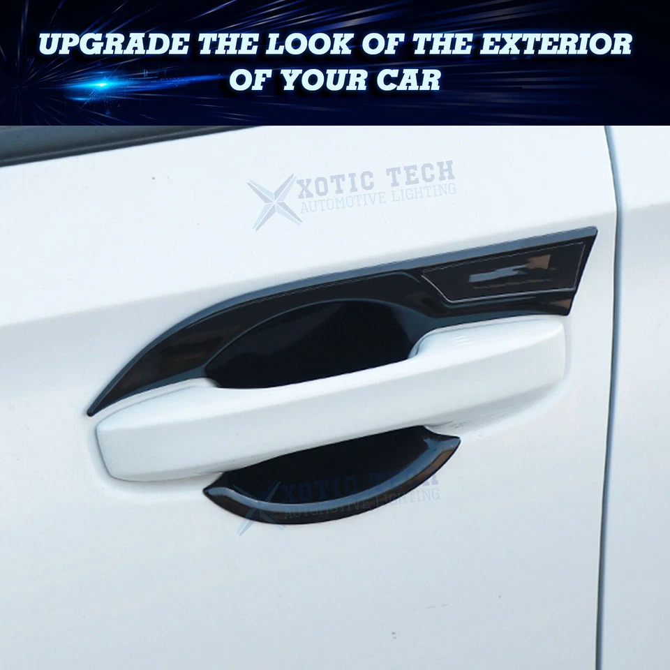 4件装/套装光泽黑色门把手碗盖装饰适用于本田雅阁思域2023+ — 第 3/4 张图片