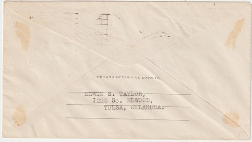 1937 Tulsa Okla 2 cl Hotel Advt Illust NEW HOTEL MAIRE Barlesville Okla (d116) - Picture 2 of 2
