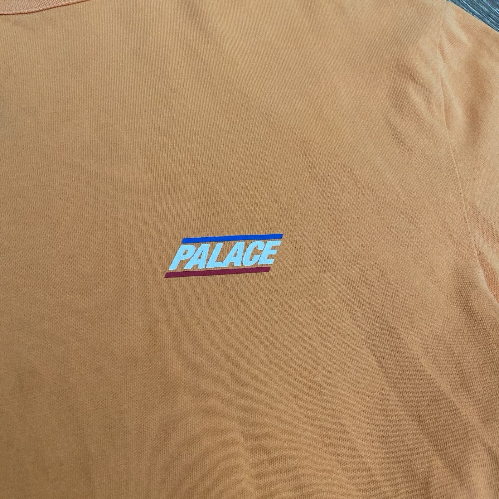 Palace 'Basically A T-Shirt’ Terracotta Orange Logo Tee Size Small thumbnail 2