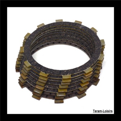 8 Clutch Discs For YAMAHA RD 250 LC RDLC + 350 RDLC - NEW - FRANCE