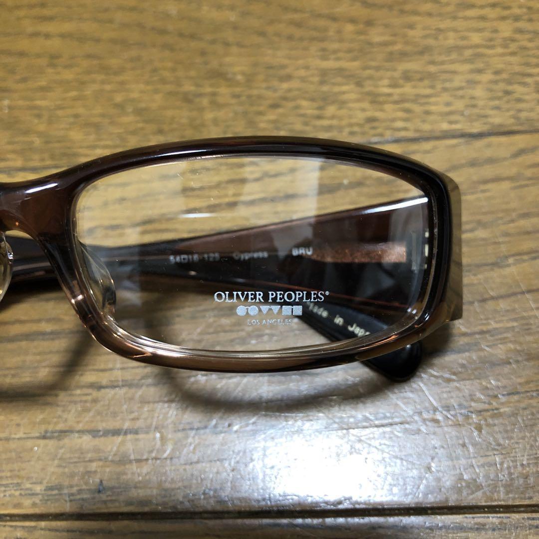 OLIVER PEOPLES Cypress BRU glasses 54□16-125 with Case | eBay