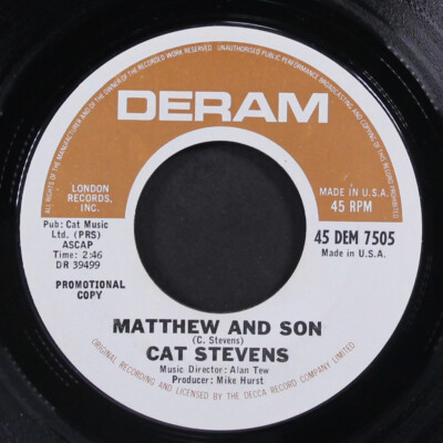 欧LP Cat Stevens Mathew &amp; Son (Cream Vinyl) 29885551 Deram 未開封 /00260 Yusuf / Cat Stevens - Cat Stevens - Matthew & Son Cream