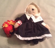 9" MUFFY VANDERBEAR PILGRIM DRESSED MUFFY NEW WITH TAGS Missing Shoes