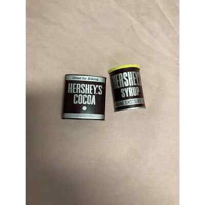 Vintage Hershey's Syrup and Hershey's cocoa magnets