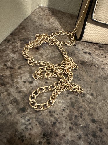 Borsa a mano/frizione Marilyn Monroe beige oro rosso finiture nuova con etichette - Foto 3 di 13