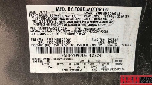 Rear View Mirror Automatic Dimming Fits 10-14 MUSTANG 373028 - Picture 6 of 11