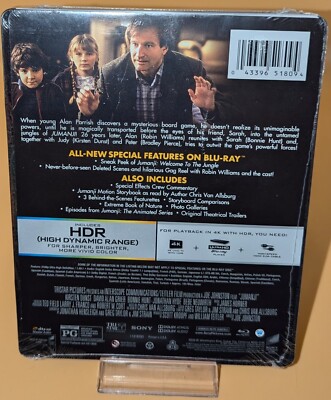 Jumanji (1995) 4K UHD + BluRay Limited Steelbook (Best Buy