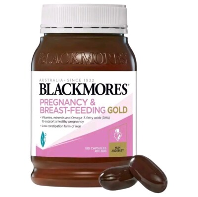 Blackmores Pregnancy and Breast-Feeding Gold 180 Capsules baby development