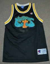 Vtg Monstars Space Jam Champion Basketball Jersey Youth L 14-16 1996 Movie